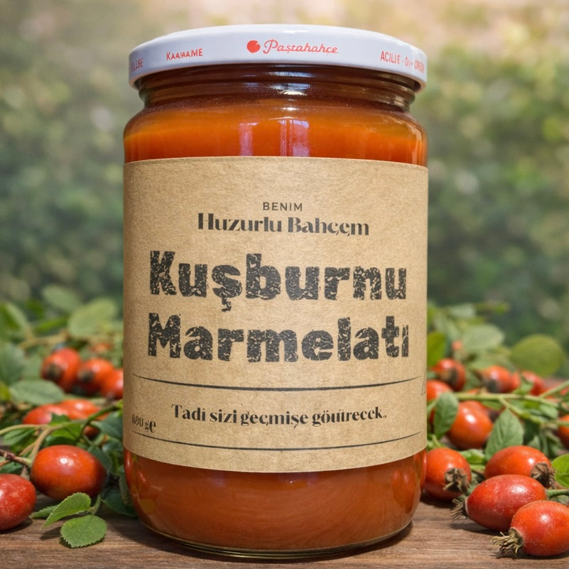 6 Adet Kuşburnu Marmelatı Aile Boyu (680 Gram)